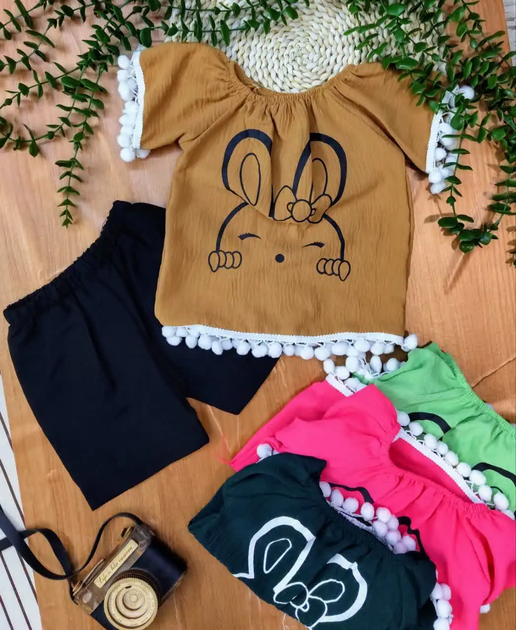 شومیز و شلوارک خرگوشی
