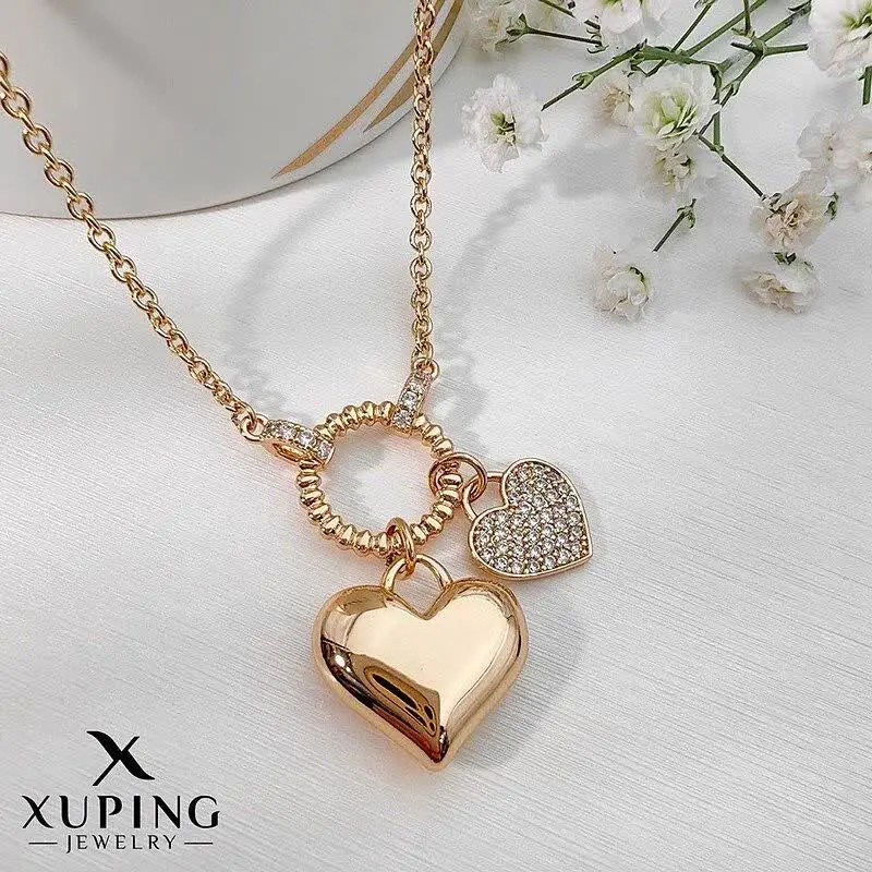 ⚜️ گردنبند دو قلب از برند ژ...