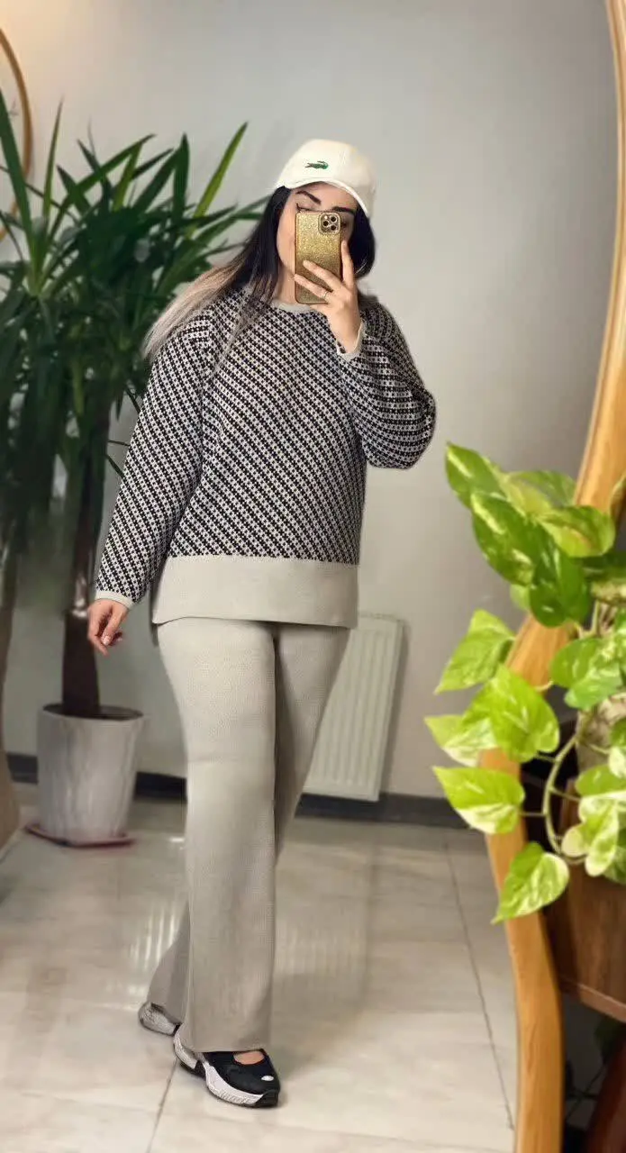 😍 بلوز شلواربافت طرح اریب