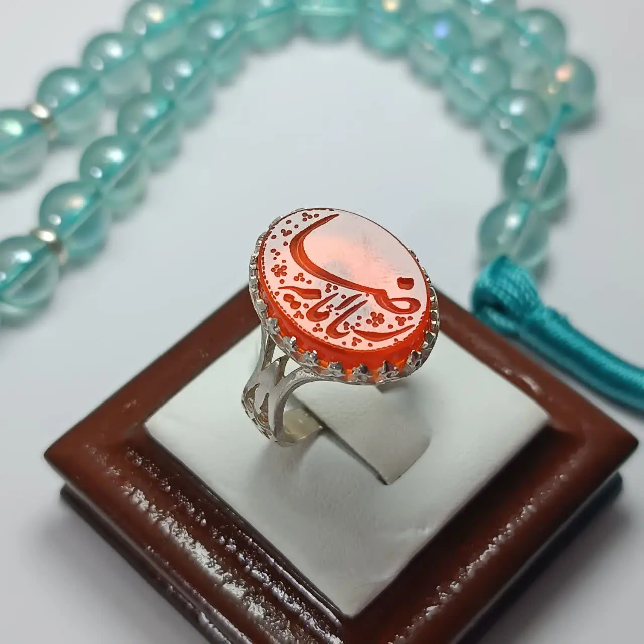 انگشتر نقره مردانه مدل نیزه و