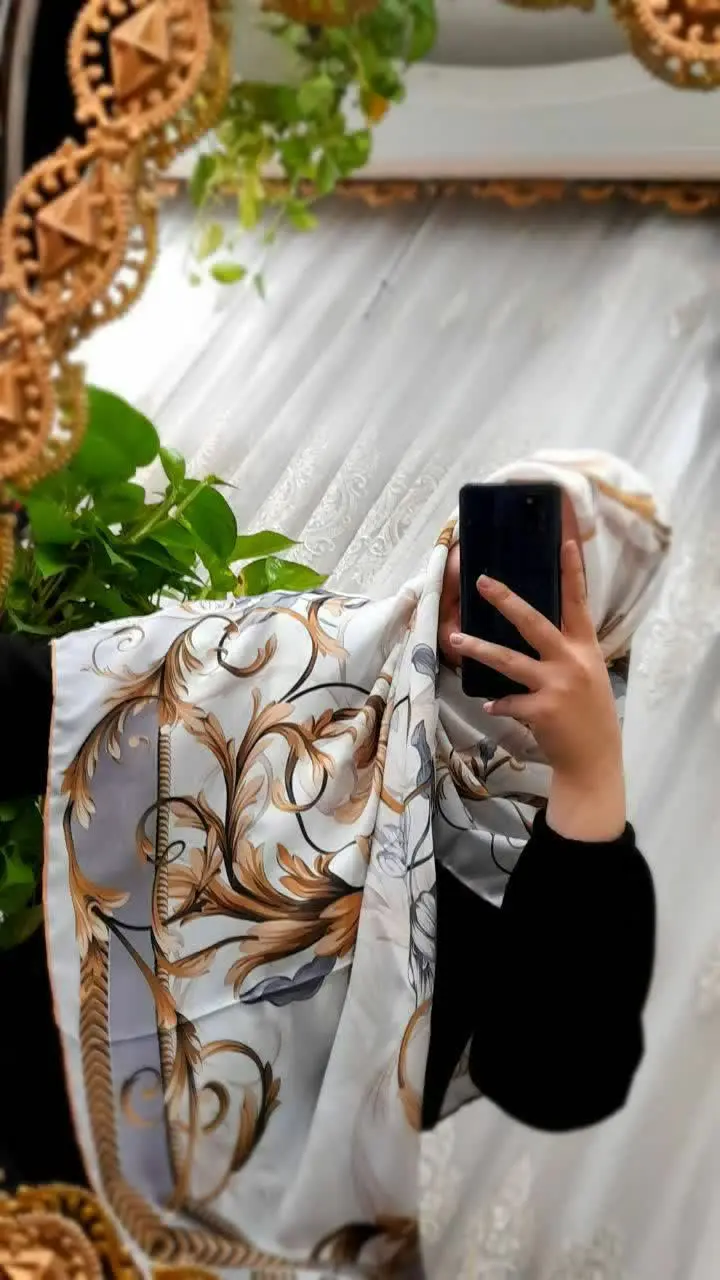 #روسری حریر نخی
