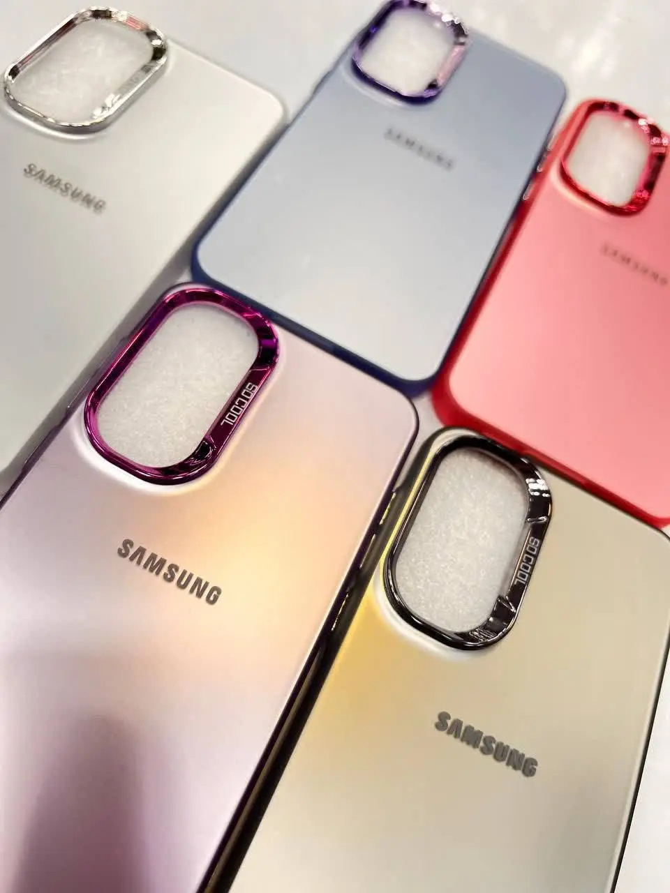 📱مدل قاب: قاب سوکول مات رنگی متال در پنج تم رنگی مختلف مخصوص انواع #سامسونگ #شیائومی 
