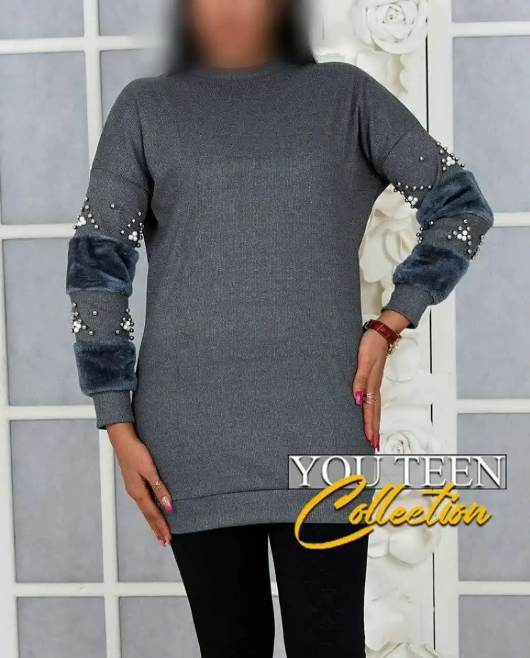 تونیک آستین خز دار😍
