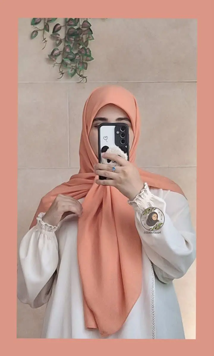 روسری صورتی پاستیلی تک رنگ💗
