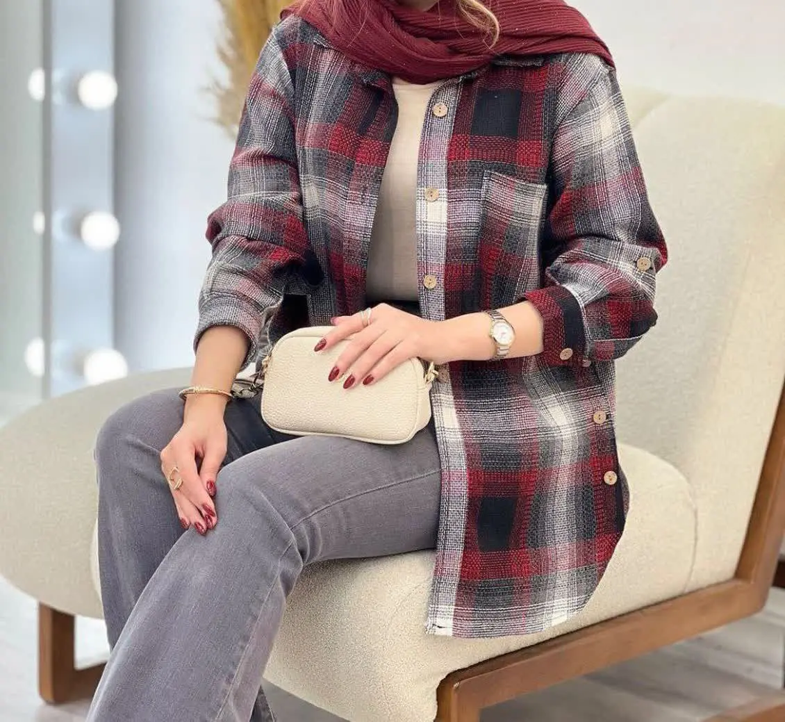 🔹نام: مانتو پشمی بغل دکمه