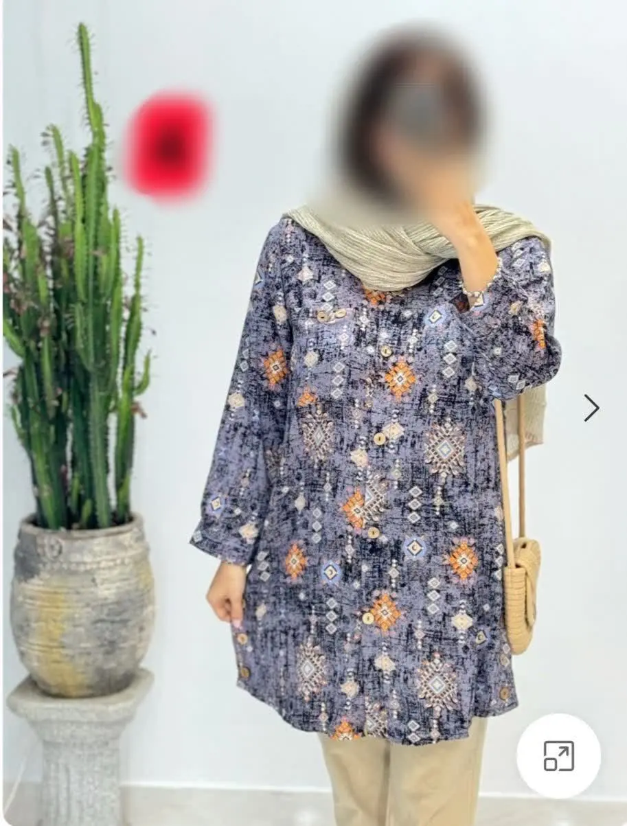 💥مانتو بغل دگمه مدل سنتی 😍