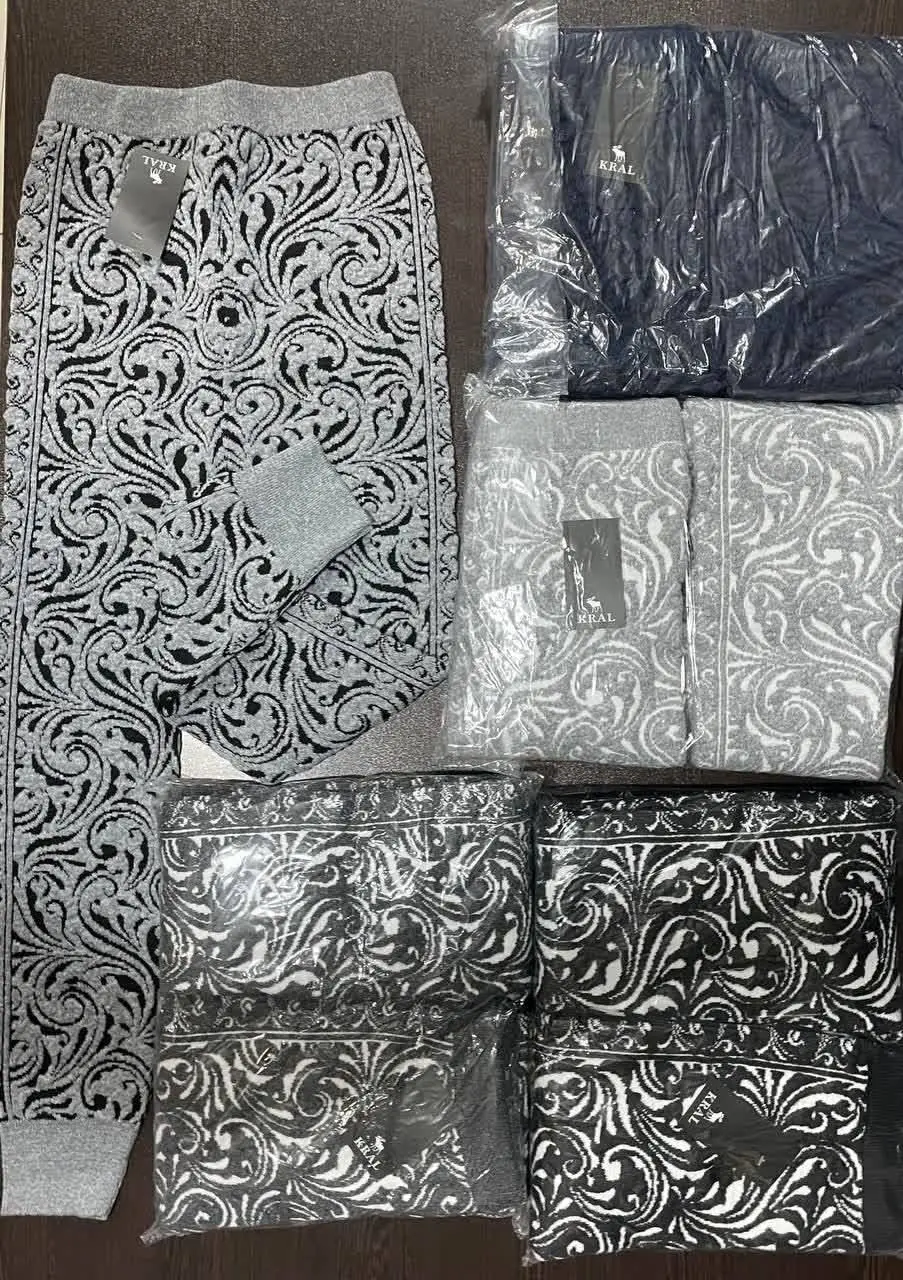 شلوار بافت در طرح‌های مختلف 
