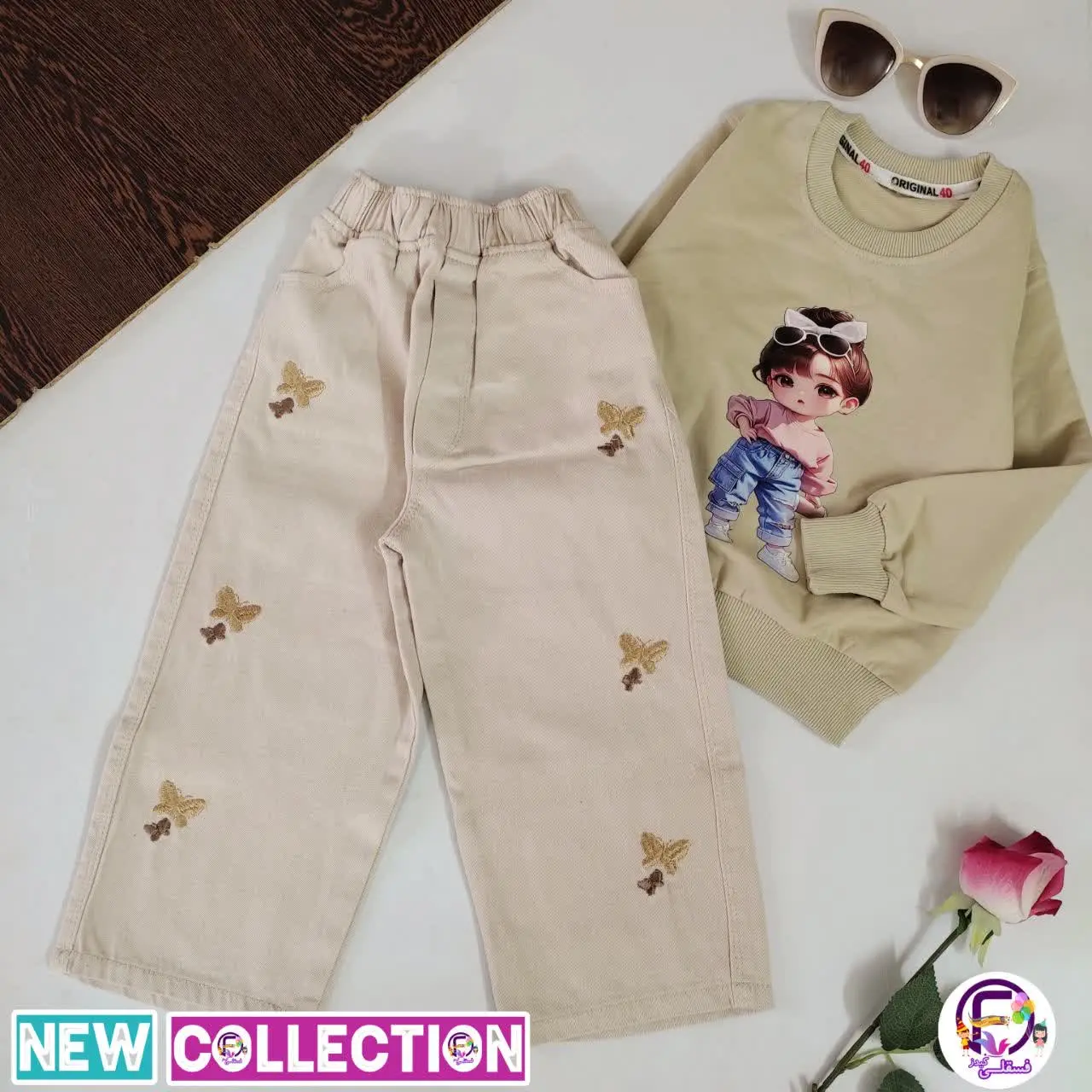 🔅جنس: پارچه پنبه کتان درجه یک گرم بالا، گلدوزی پروانه عالی، چهار جیب، کمرکشی، مدل نیم بگ
