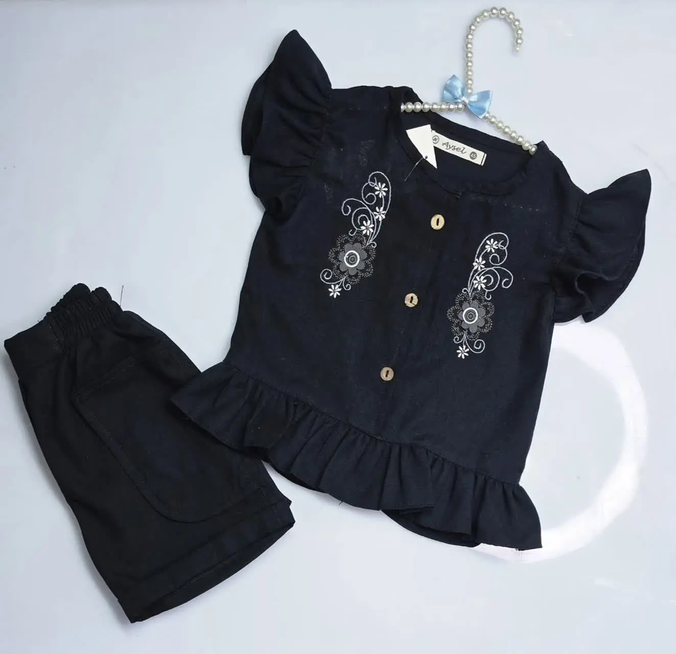 ♨️ست تیشرت شلوارک نقلی😍