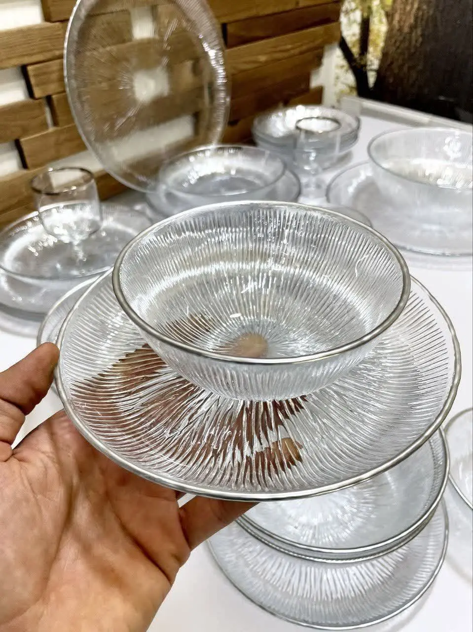 سرویس غداخوری لب طلا و لب سیلور❤️❤️😎
