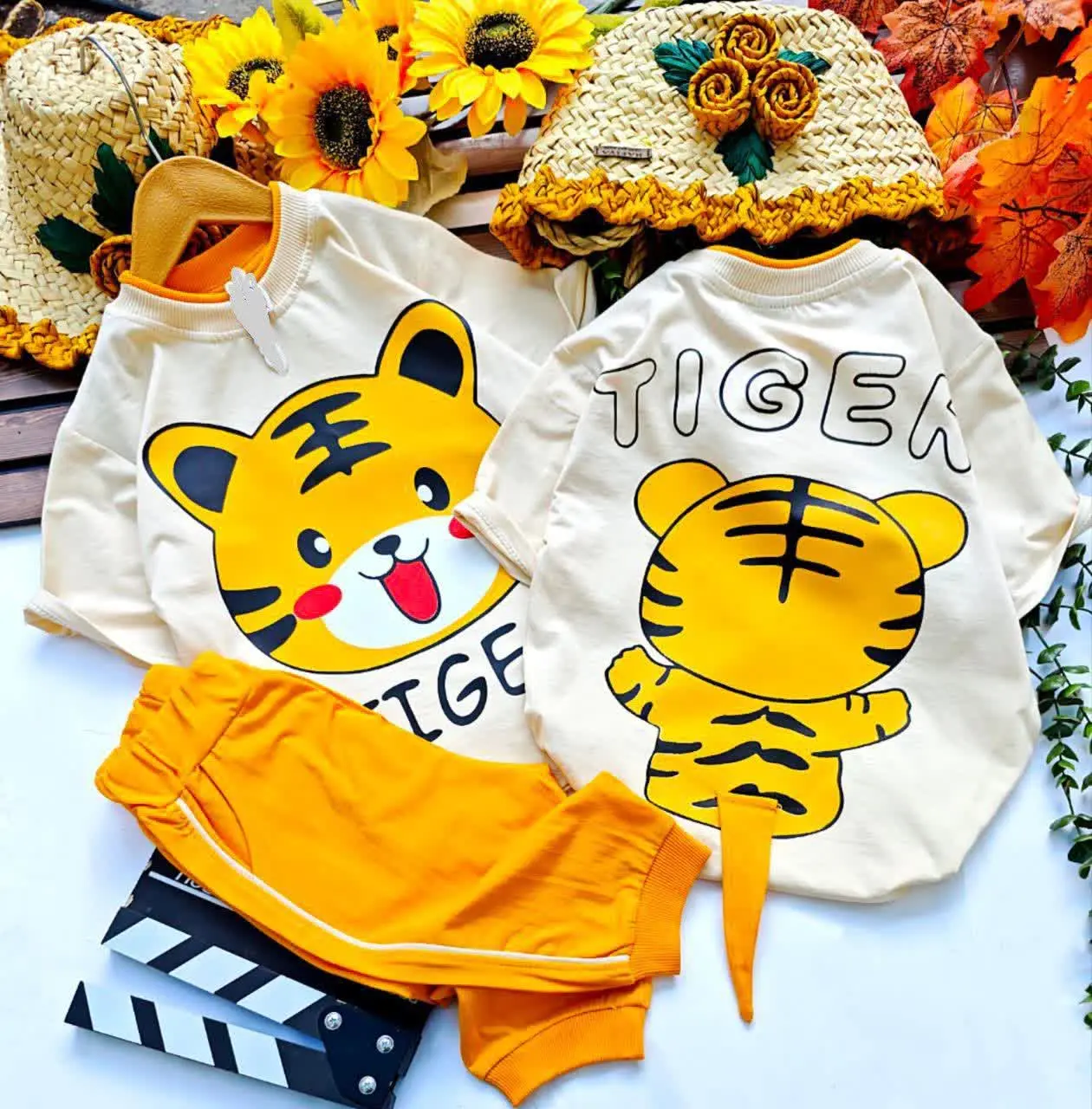 👚 نام: ست بلوز شلوارک تایگر 
