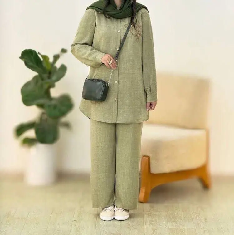 👚 نام: ست مانتوشلوار گلدوزی...