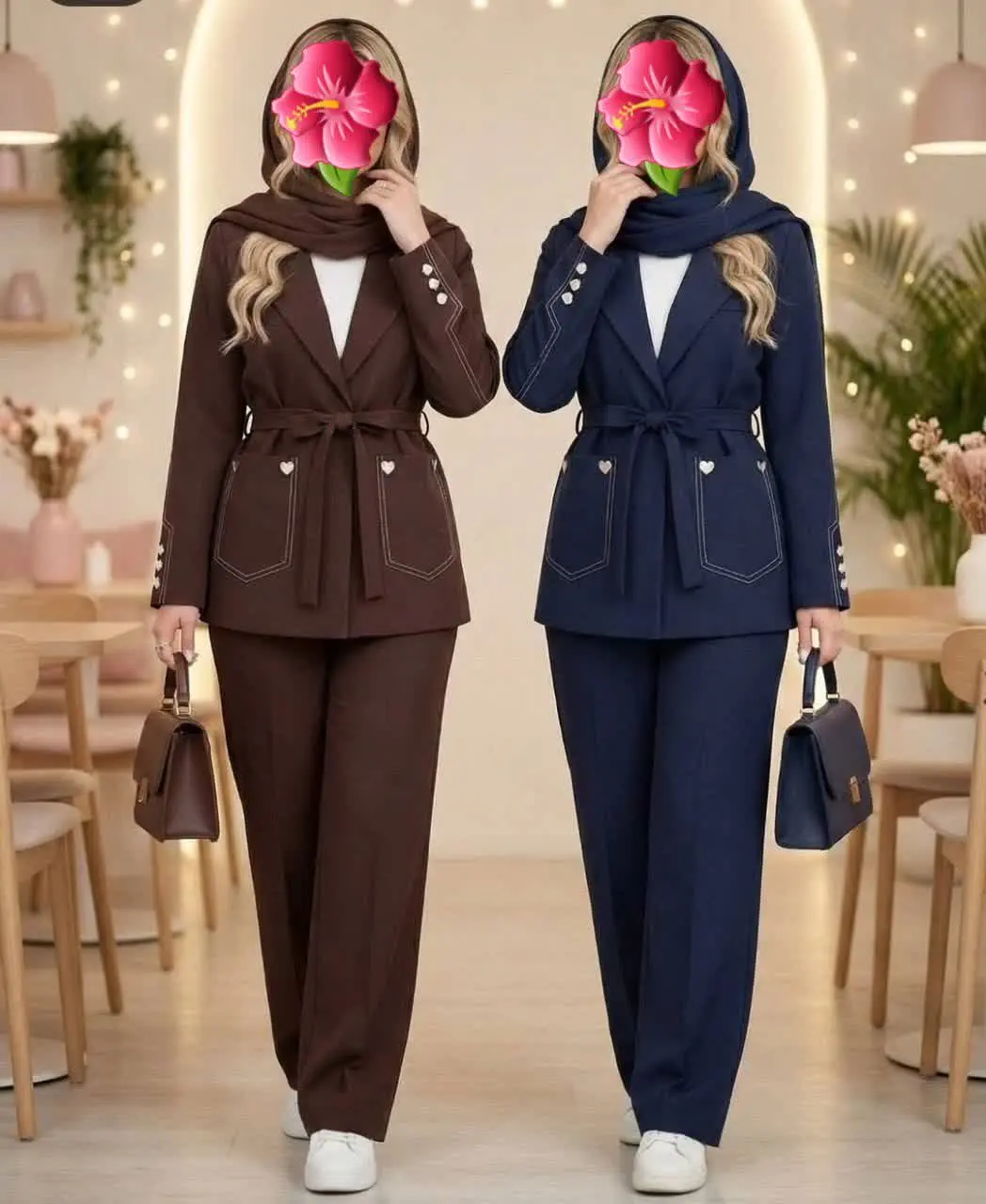 👚نام: کت و شلوار قلبی