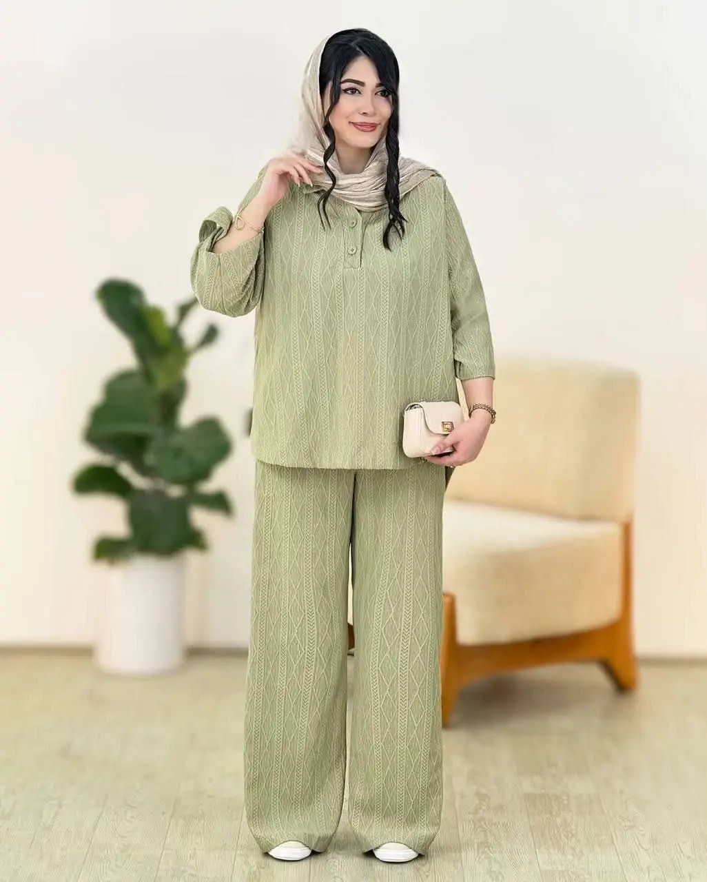 ✨نام: ست شومیز شلوار مانلی❤️ 
