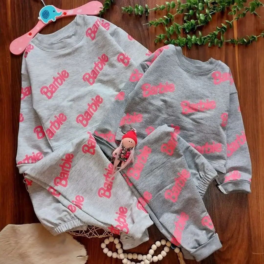 ست کراپ شلوار باربی
