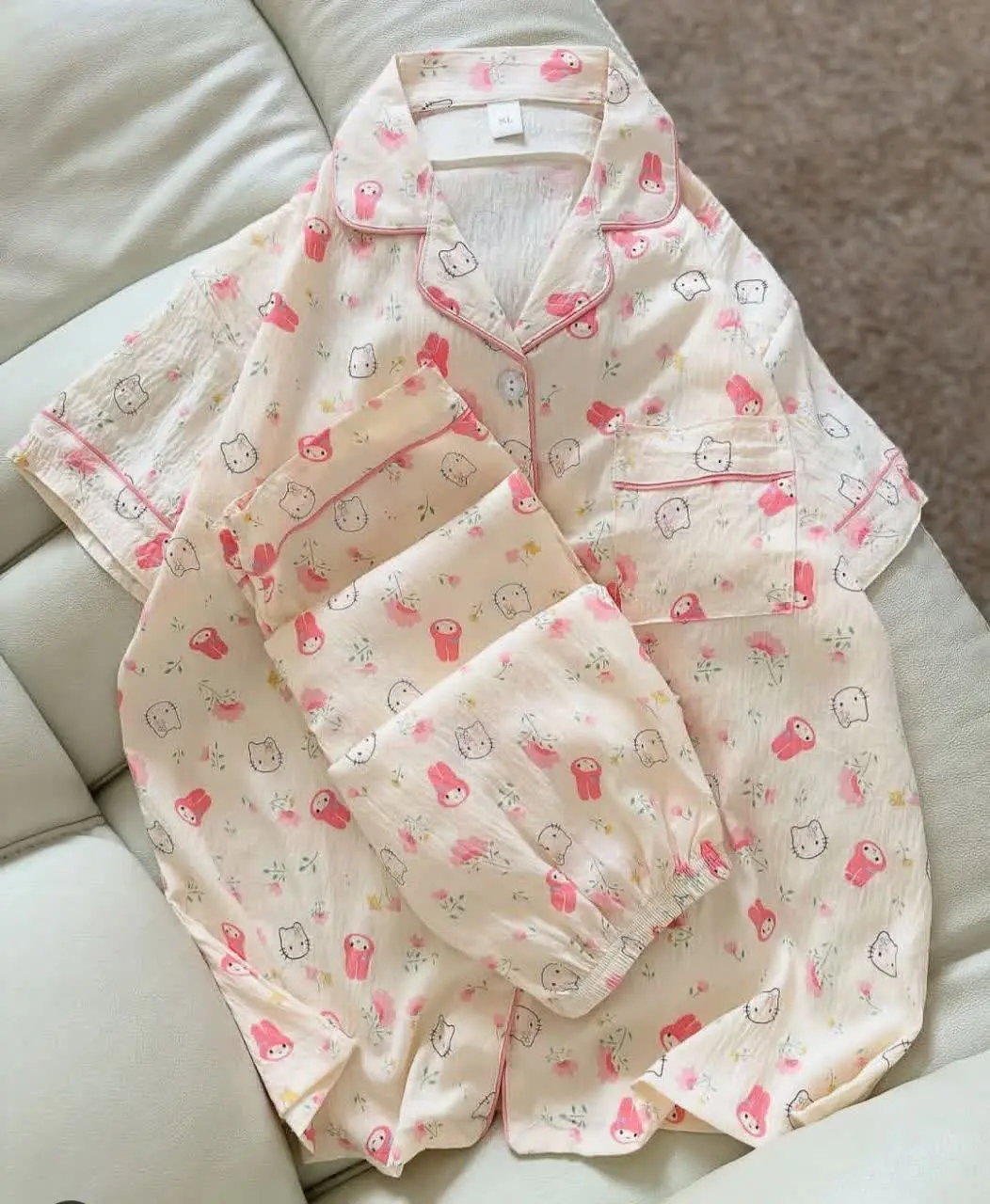 🛍️ست دوتیکه نخی کیفیت بالا شیک