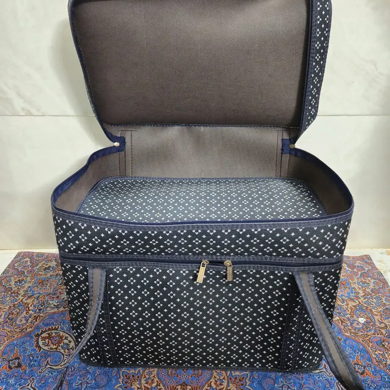 ⚜#باکس دسته بلند دوطبقه یا باکس پیکنیکی شارژ مجدد👌😍
