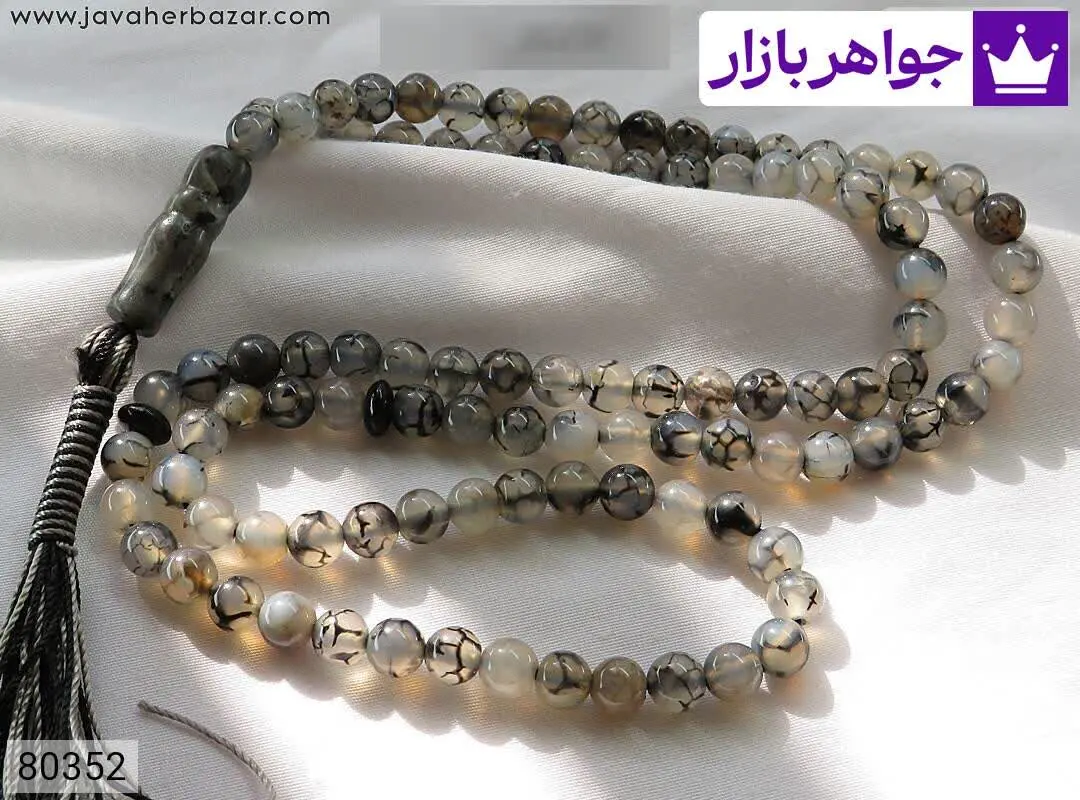 تسبیح عقیق ۱۰۱ دانه دراگون - کد ۸۰۳۵۲
