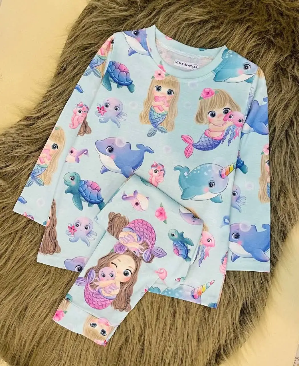 ست راحتی آستین بلند دخترونه
