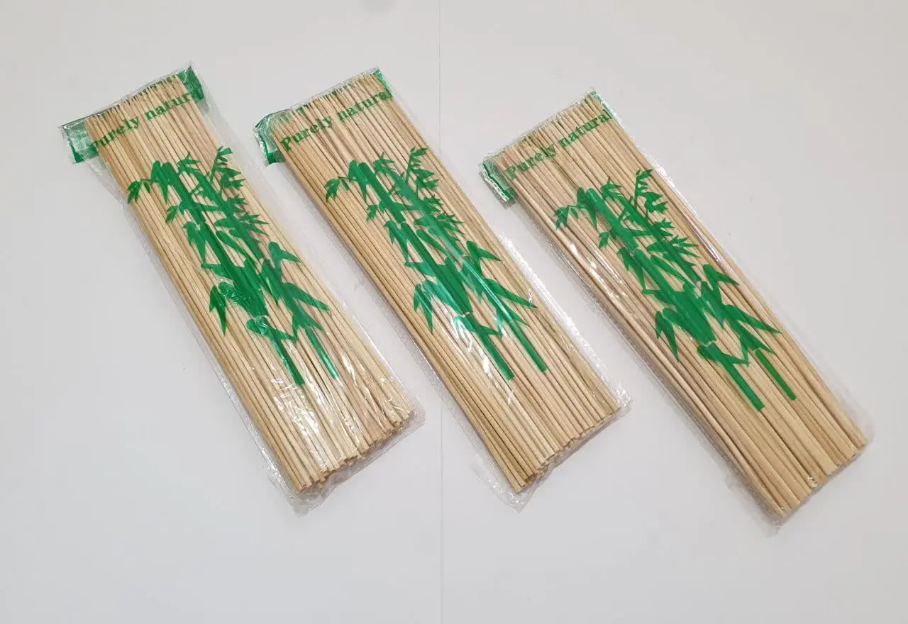 سیخ چوبی ۲۵ سانت بسته‌ای
