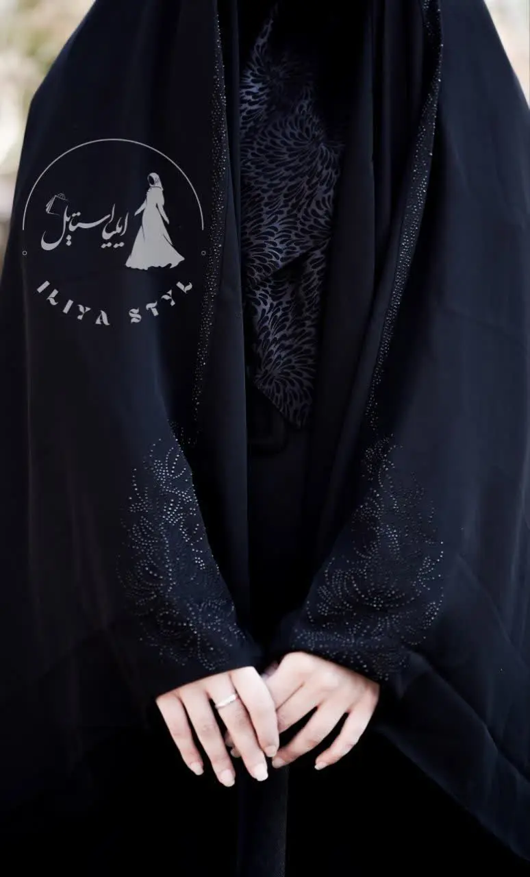 💢 مدل چادر: جده عربی دخترانه نگین دار
