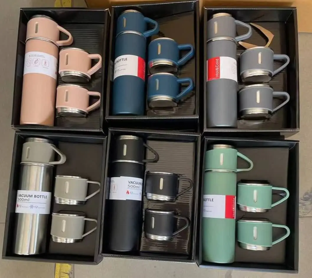 فلاکس فلزی ۳لیوانه ۵۰۰ میلی...