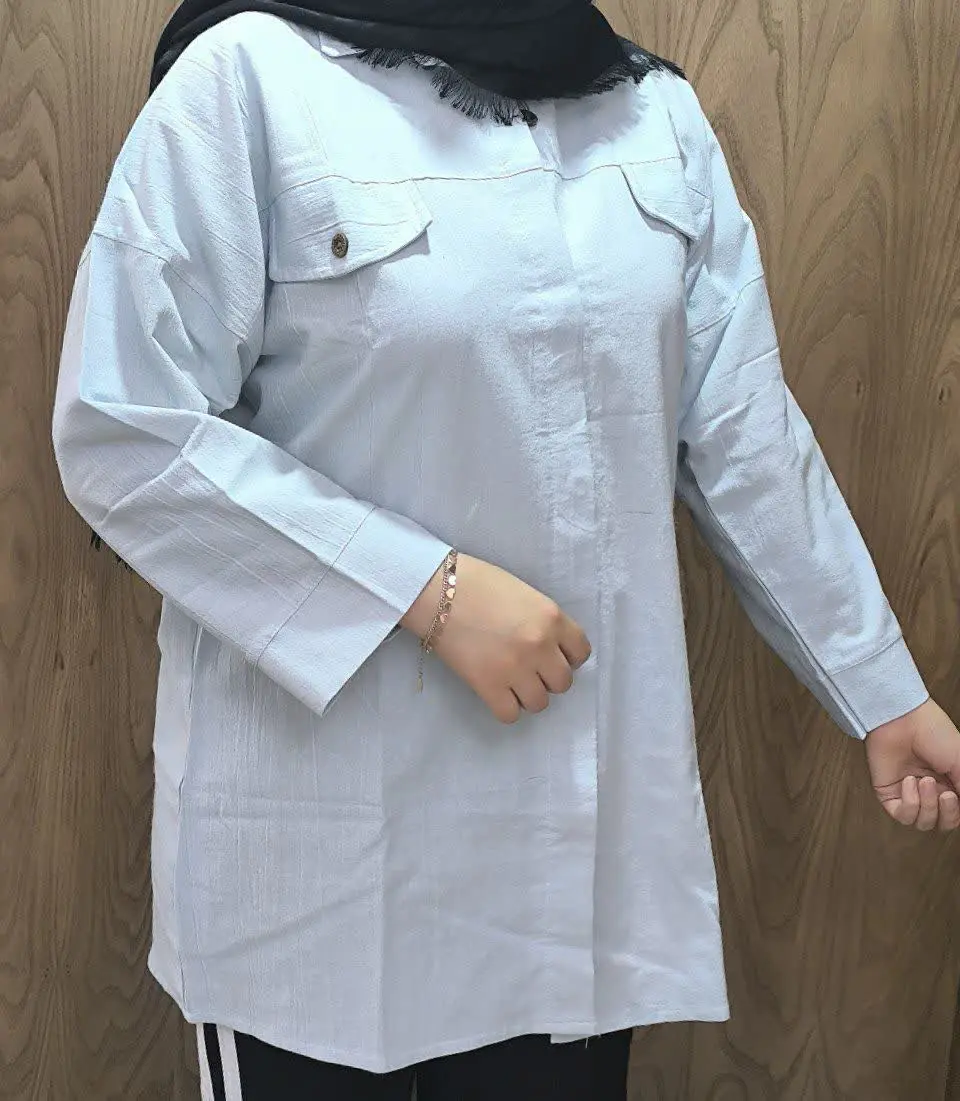 کد ۳۷۷ ✅شومیز نماجیب، جنس ل...