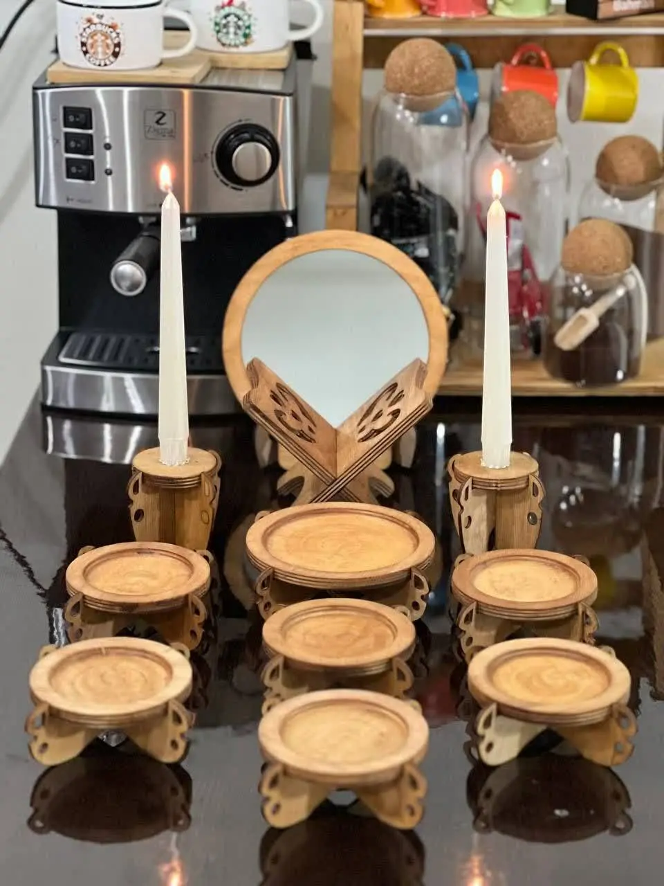 📍هفت سین تمام چوب📍
