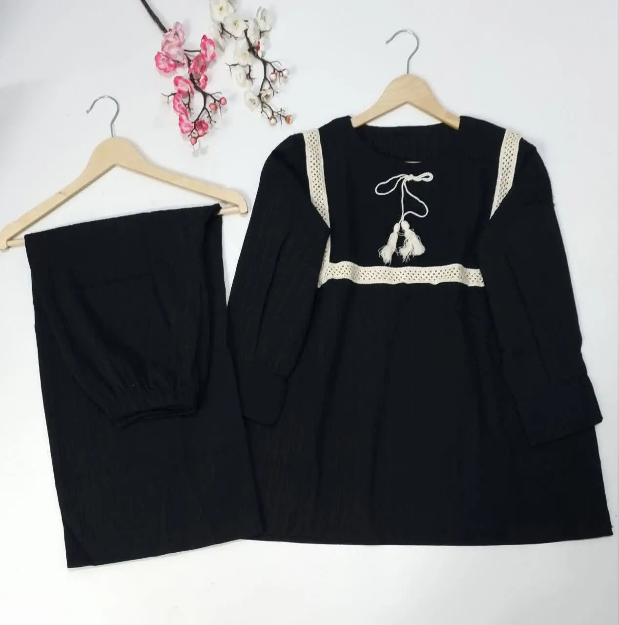 💥 ست تونیکشلوار منگوله دار...