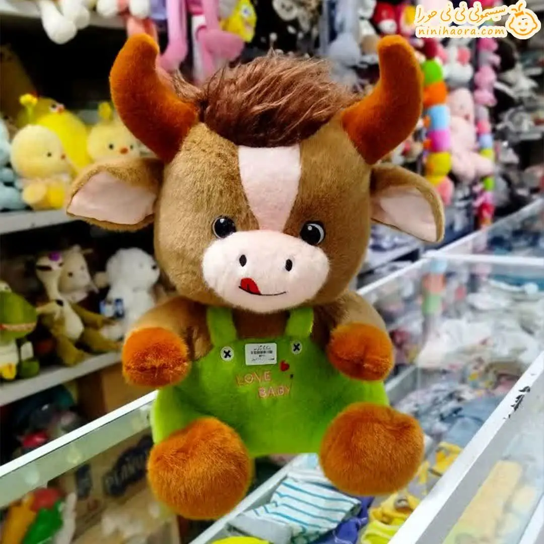 عروسک گاو نشسته