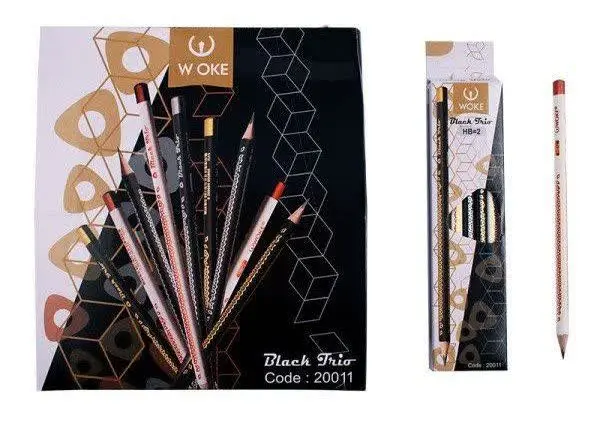 مداد مشکی سه گوش صدفی وک WO...