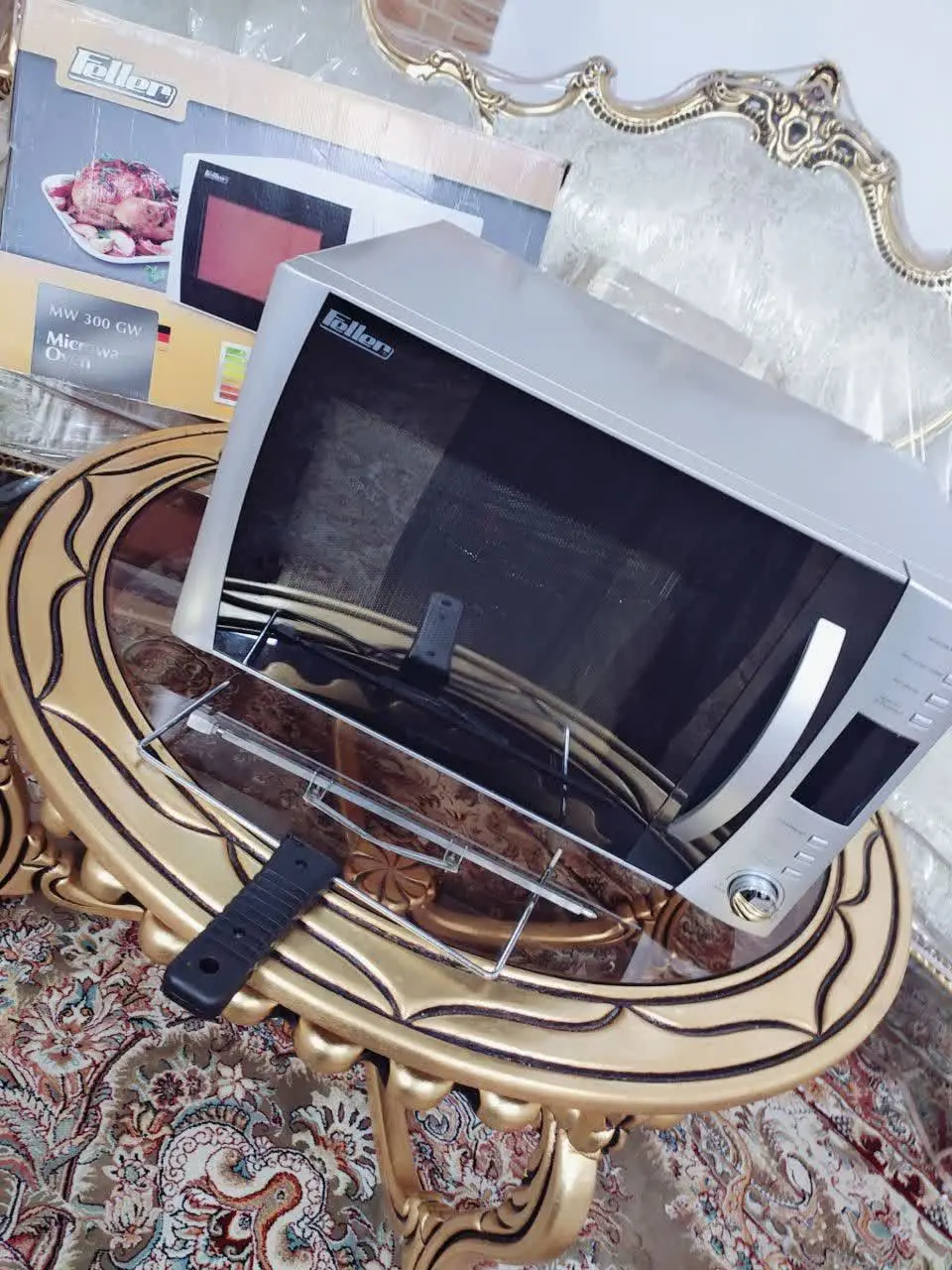 ☑️ مایکروفر فلر استفاده شده
