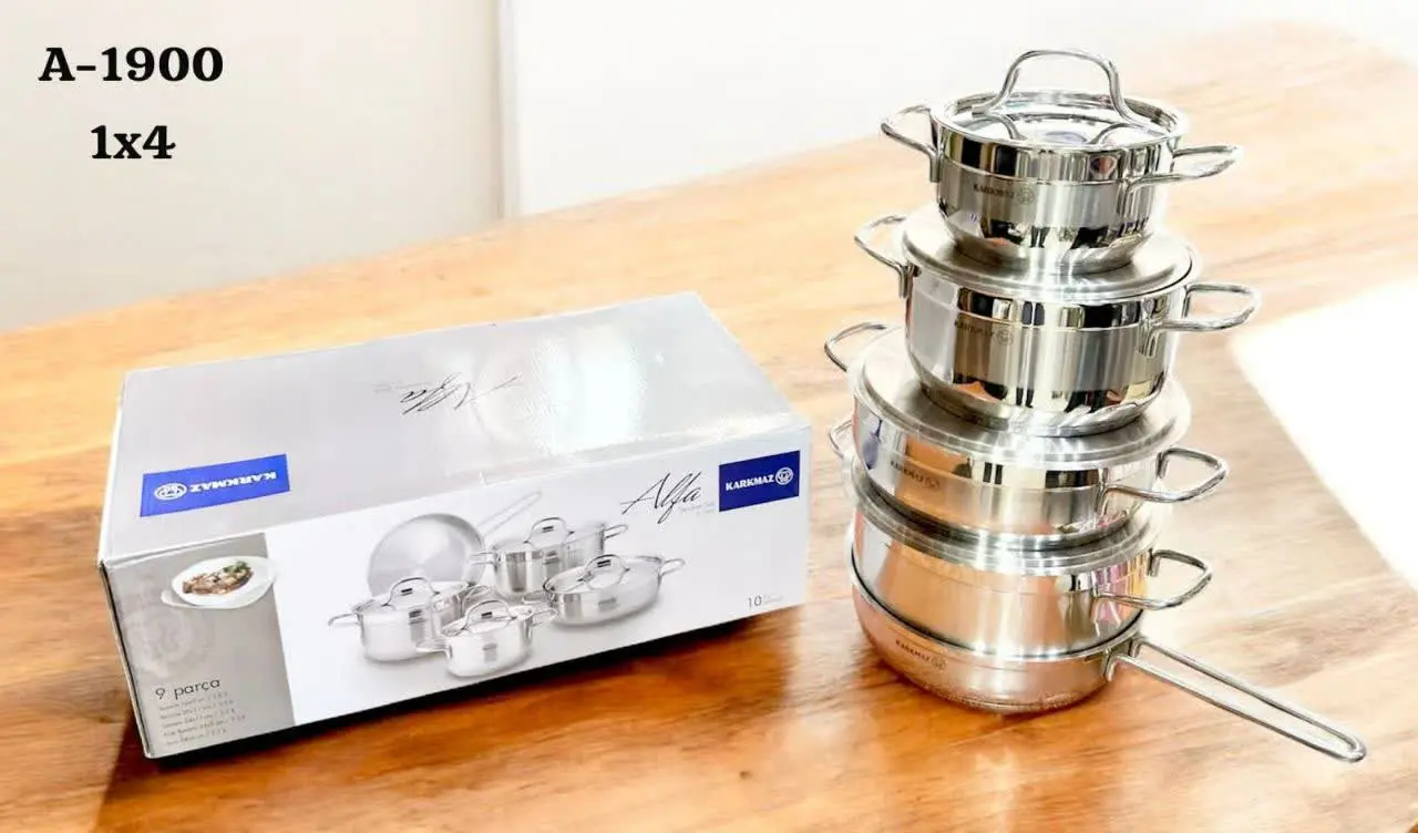 سرویس قابلمه استیل کرکماز م...