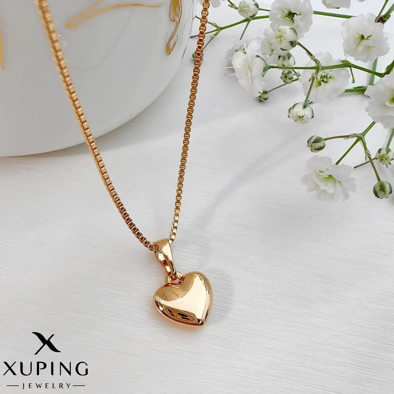 پلاک قلبی بدون زنجیر ژوپینگ...