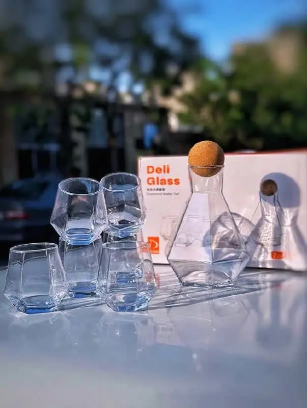 ست پارچ لیوان شش ضلعی✔️