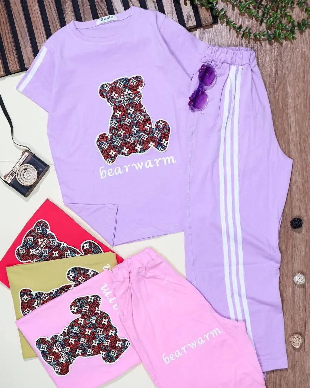 👕نام کالا: #تیشرت_شلوار بگ دخترانه 
