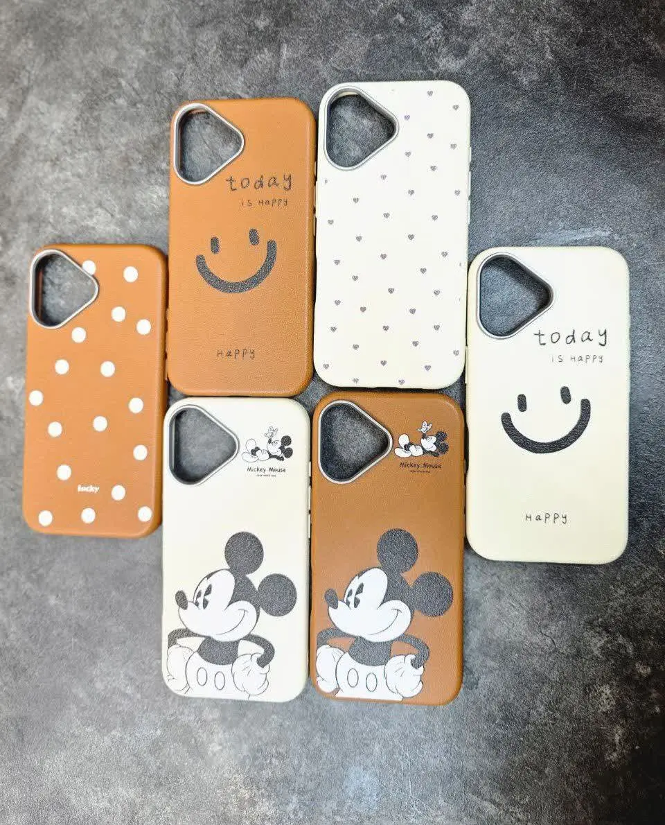 قاب چرمی لدر کیس دور لنز و دکمه‌ها طرح تیتانیوم مات در ۶ طرح و رنگ مخصوص انواع #سامسونگ #شیائومی و #آیفون 
