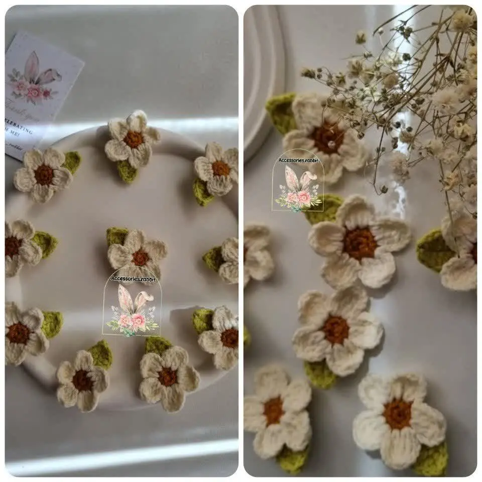 #گیره_انبری_بابونه🌼
