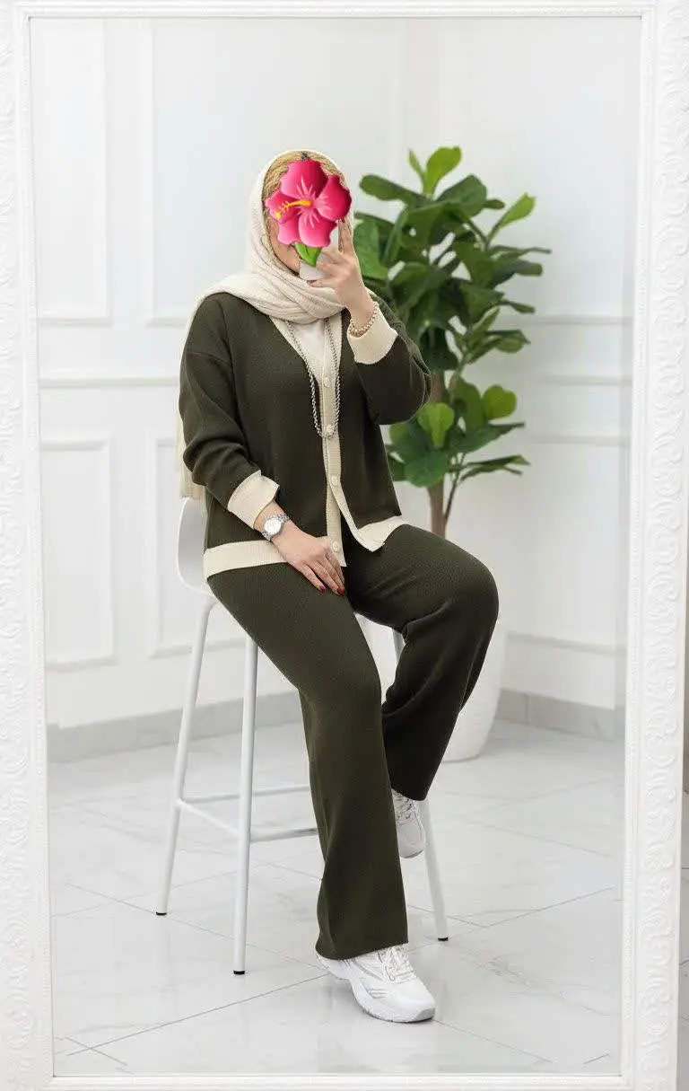 🍁 نام: ست سه تکه بافت