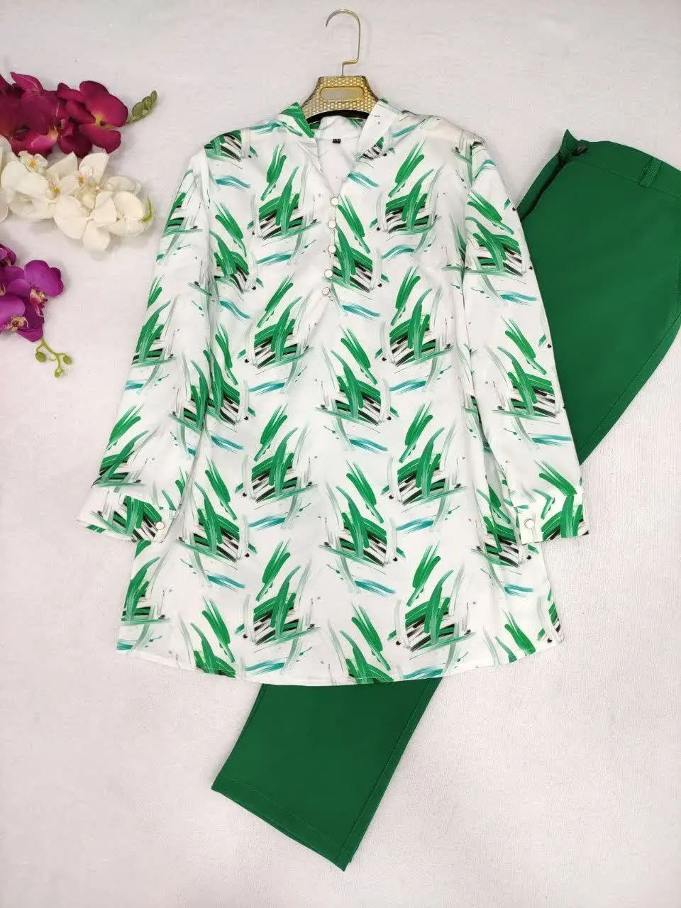 🍃نام: شومیز شلوار آرامش
