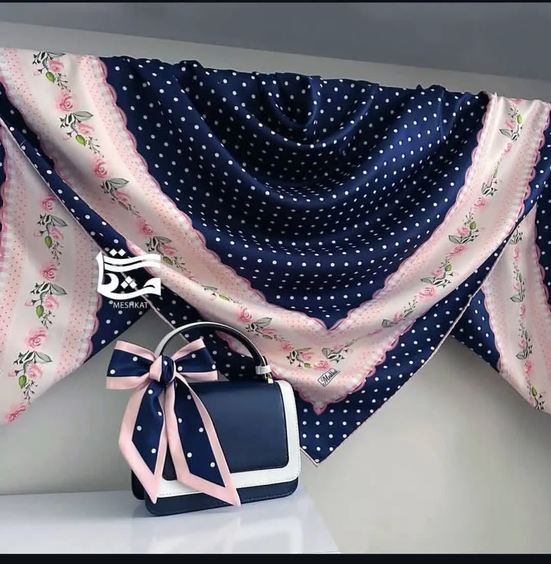 روسری دلبر سرمه ای