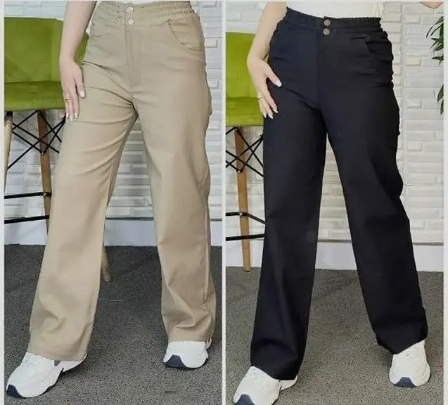 💫نام: شلوار نیم بگ دکمه دار 💥
