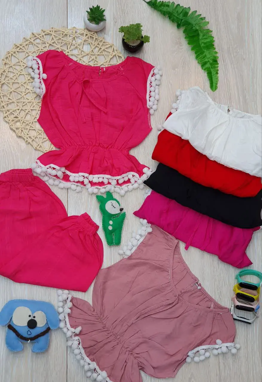 👗شومیز شلوار منگوله دار 
