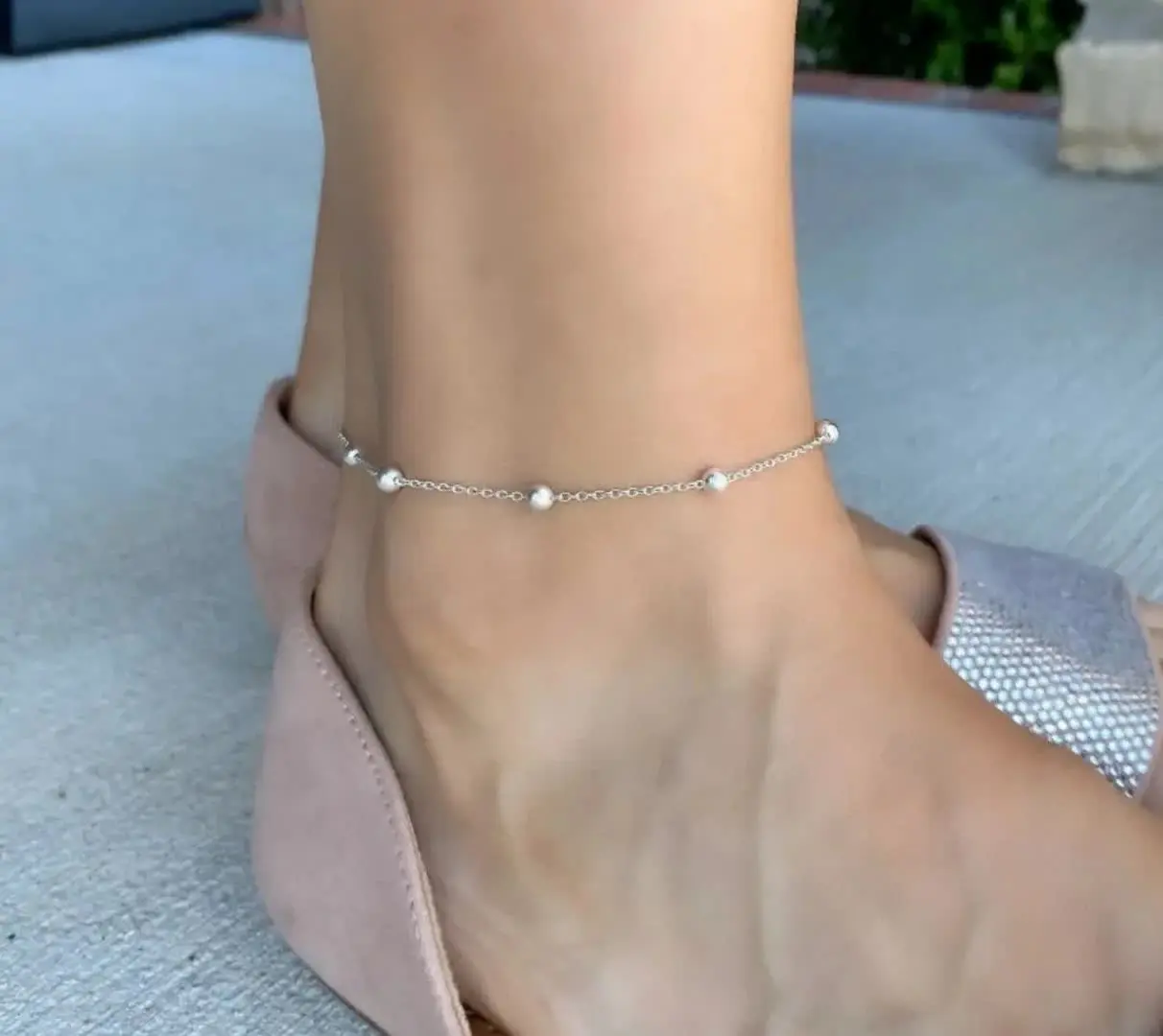 💍پابند نقره ای خلخال 🤗