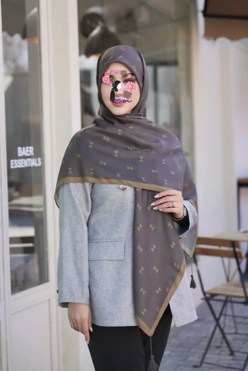 روسری نسکافه ایی
