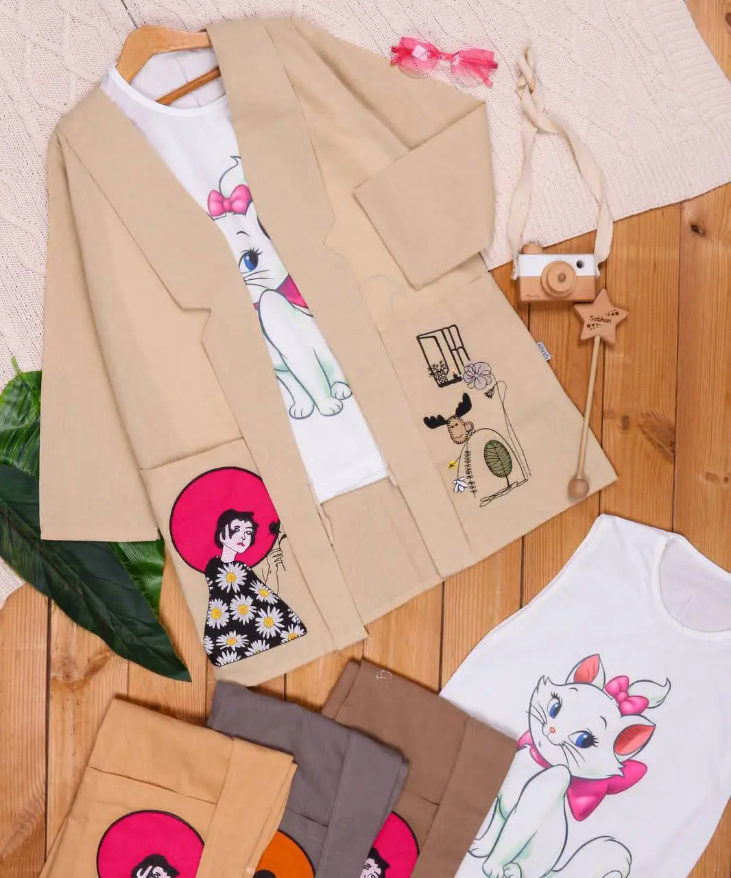 🎄 مانتو دوتیکه رو جیب گلدوز...