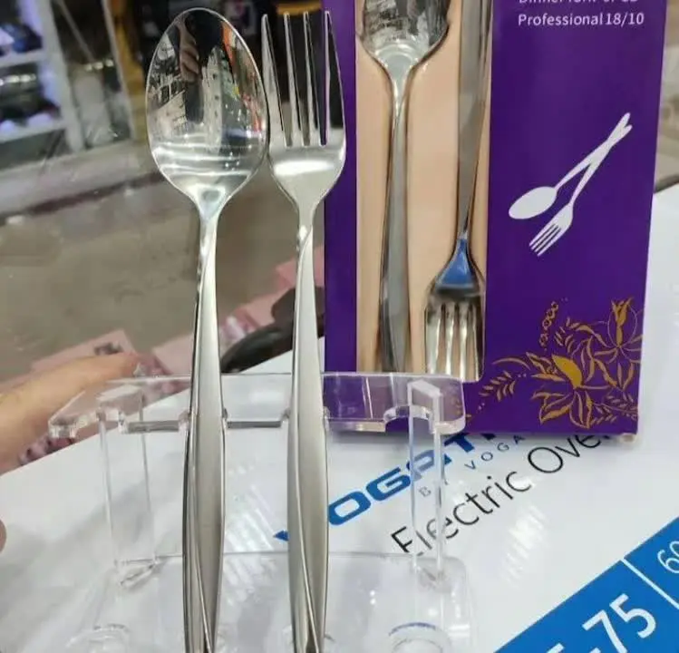 قاشق چنگال یونیک ماینز ۶ نفره استیل ۱۸/۱۰
