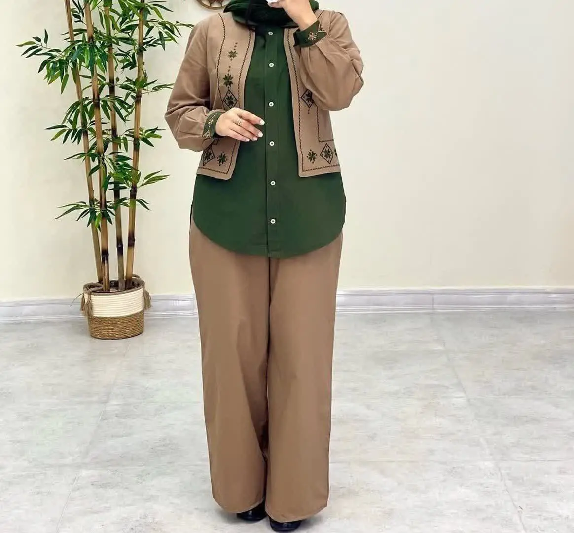 🌷نام: سه تیکه گلدوزی ارغوان