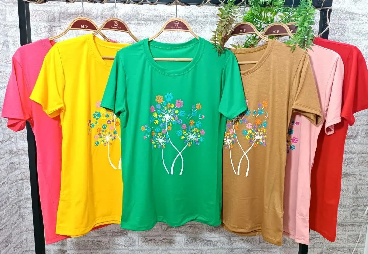 کالا: تیشرت زنانه ۳گل🌸