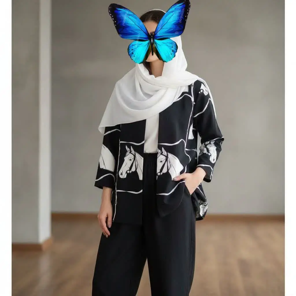 کت شلوار اسبی